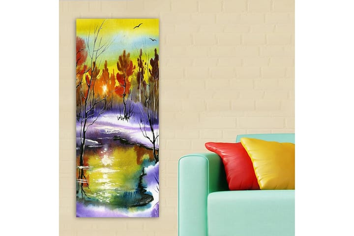 Canvastaulu DKY Landscape & Nature Monivärinen - 50x120 cm - Sisustustuotteet - Taulu & taide - Canvas-taulu