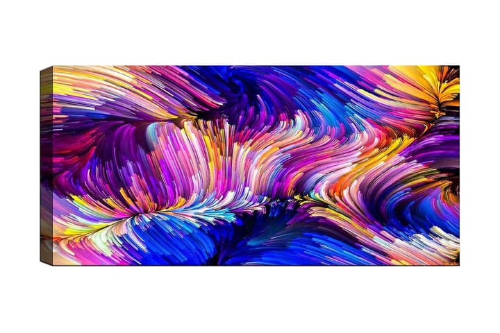 Canvastaulu YTY Abstract & Fractals Monivärinen - 120x50 cm - Sisustustuotteet - Taulu & taide - Canvas-taulu