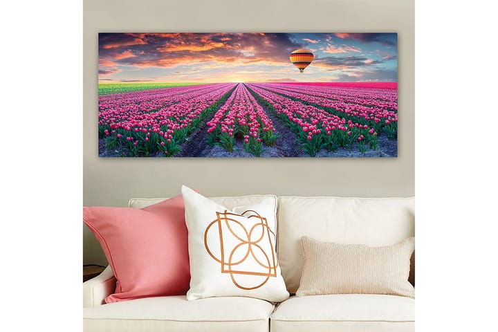 Canvastaulu YTY Floral & Botanical Monivärinen - 120x50 cm - Sisustustuotteet - Taulu & taide - Canvas-taulu