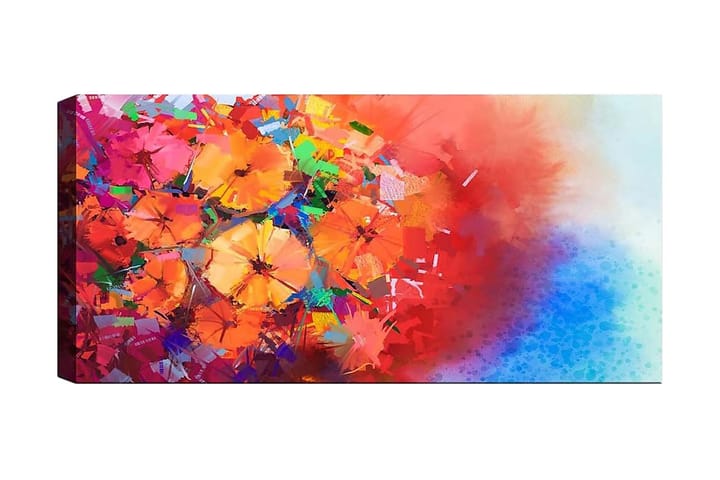 Canvastaulu YTY Floral & Botanical Monivärinen - 120x50 cm - Sisustustuotteet - Taulu & taide - Canvas-taulu