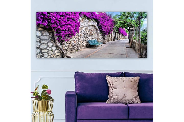 Canvastaulu YTY Floral & Botanical Monivärinen - 120x50 cm - Sisustustuotteet - Taulu & taide - Canvas-taulu