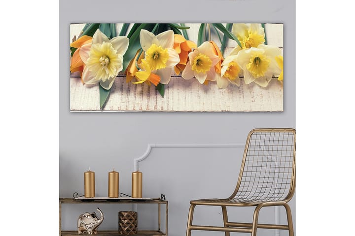 Canvastaulu YTY Floral & Botanical Monivärinen - 120x50 cm - Sisustustuotteet - Taulu & taide - Canvas-taulu