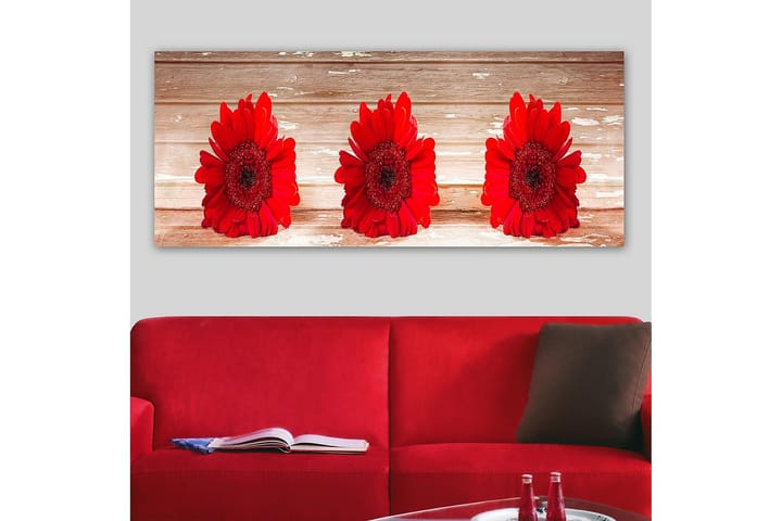 Canvastaulu YTY Floral & Botanical Monivärinen - 120x50 cm - Sisustustuotteet - Taulu & taide - Canvas-taulu