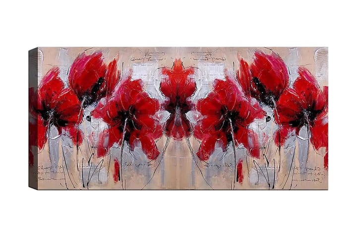 Canvastaulu YTY Floral & Botanical Monivärinen - 120x50 cm - Sisustustuotteet - Taulu & taide - Canvas-taulu