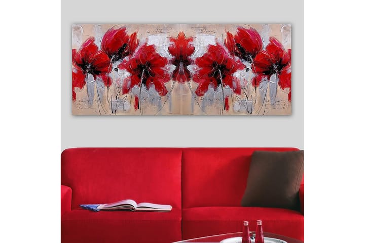 Canvastaulu YTY Floral & Botanical Monivärinen - 120x50 cm - Sisustustuotteet - Taulu & taide - Canvas-taulu