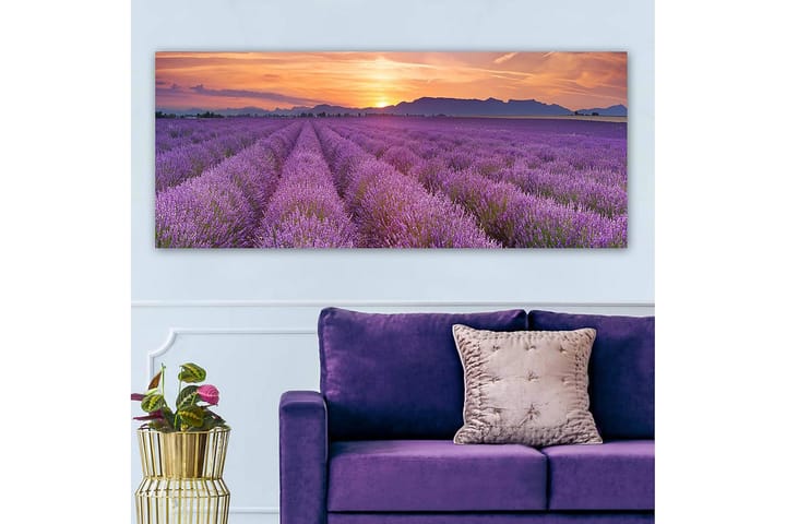 Canvastaulu YTY Floral & Botanical Monivärinen - 120x50 cm - Sisustustuotteet - Taulu & taide - Canvas-taulu