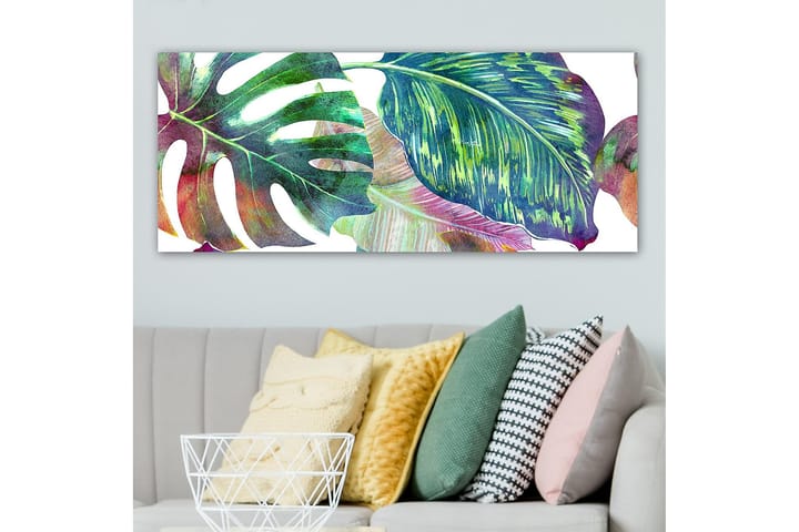 Canvastaulu YTY Floral & Botanical Monivärinen - 120x50 cm - Sisustustuotteet - Taulu & taide - Canvas-taulu