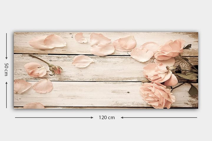 Canvastaulu YTY Floral & Botanical Monivärinen - 120x50 cm - Sisustustuotteet - Taulu & taide - Canvas-taulu