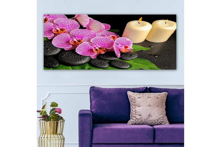 Canvastaulu YTY Floral & Botanical Monivärinen - 120x50 cm - Sisustustuotteet - Taulu & taide - Canvas-taulu