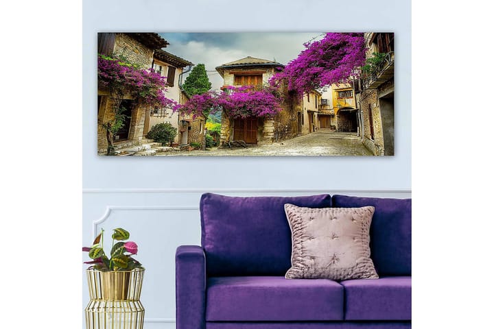 Canvastaulu YTY Floral & Botanical Monivärinen - 120x50 cm - Sisustustuotteet - Taulu & taide - Canvas-taulu