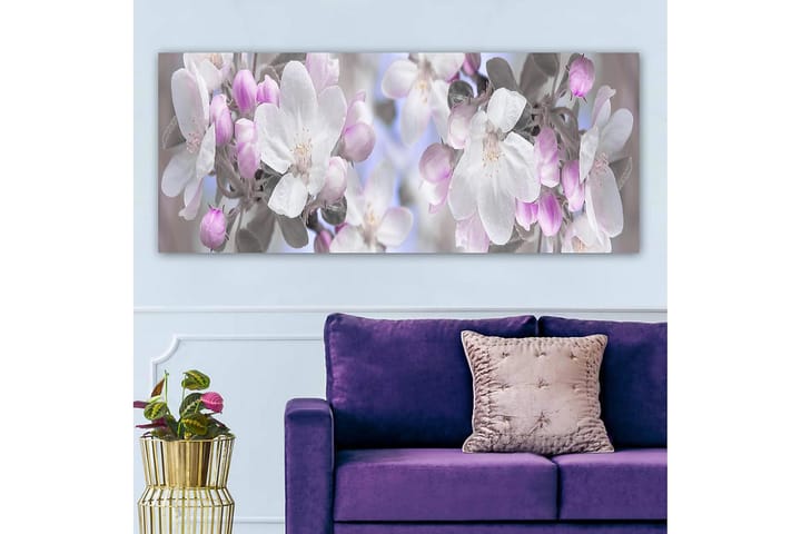 Canvastaulu YTY Floral & Botanical Monivärinen - 120x50 cm - Sisustustuotteet - Taulu & taide - Canvas-taulu