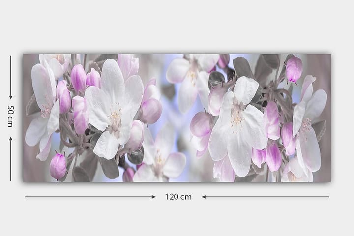 Canvastaulu YTY Floral & Botanical Monivärinen - 120x50 cm - Sisustustuotteet - Taulu & taide - Canvas-taulu