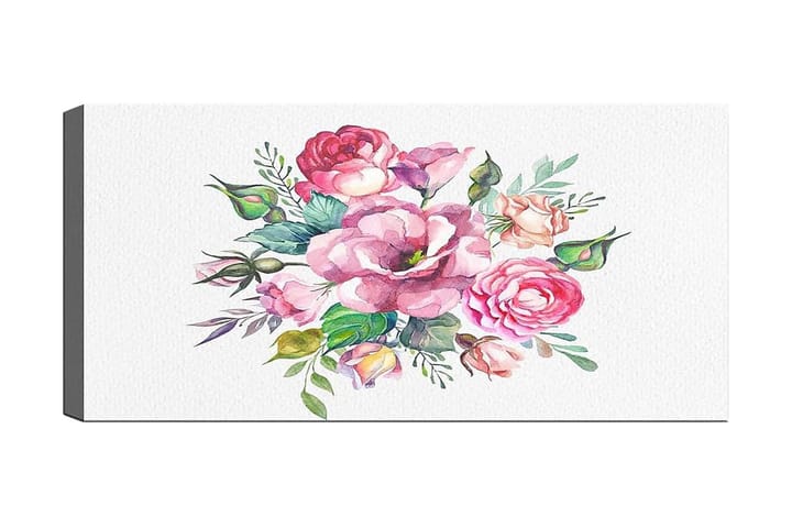 Canvastaulu YTY Floral & Botanical Monivärinen - 120x50 cm - Sisustustuotteet - Taulu & taide - Canvas-taulu