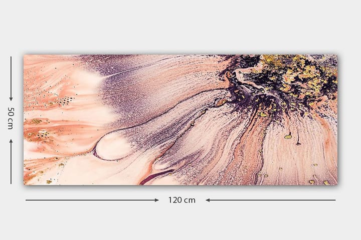 Canvastaulu YTY Floral & Botanical Monivärinen - 120x50 cm - Sisustustuotteet - Taulu & taide - Canvas-taulu