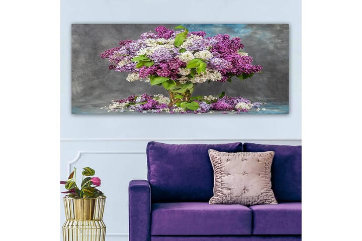 Canvastaulu YTY Floral & Botanical Monivärinen - 120x50 cm - Sisustustuotteet - Taulu & taide - Canvas-taulu