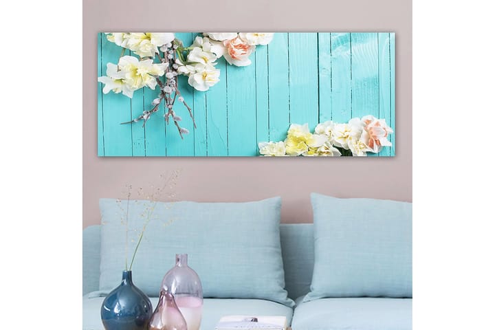 Canvastaulu YTY Floral & Botanical Monivärinen - 120x50 cm - Sisustustuotteet - Taulu & taide - Canvas-taulu