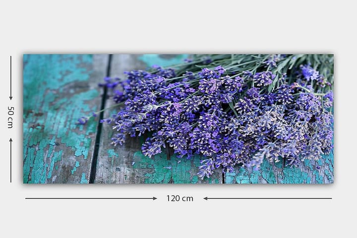 Canvastaulu YTY Floral & Botanical Monivärinen - 120x50 cm - Sisustustuotteet - Taulu & taide - Canvas-taulu