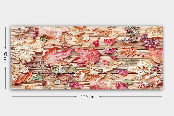 Canvastaulu YTY Floral & Botanical Monivärinen - 120x50 cm - Sisustustuotteet - Taulu & taide - Canvas-taulu