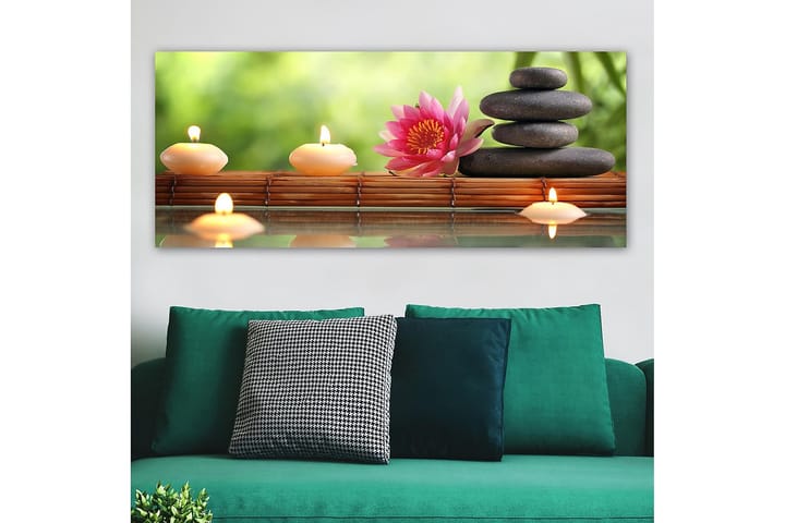 Canvastaulu YTY Floral & Botanical Monivärinen - 120x50 cm - Sisustustuotteet - Taulu & taide - Canvas-taulu