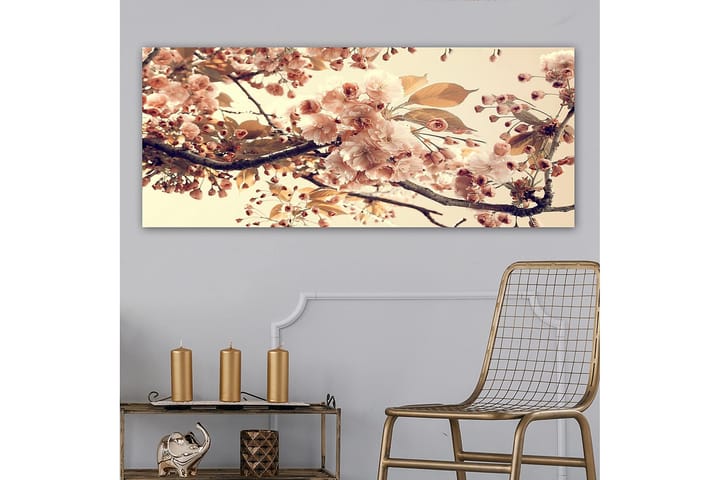 Canvastaulu YTY Floral & Botanical Monivärinen - 120x50 cm - Sisustustuotteet - Taulu & taide - Canvas-taulu