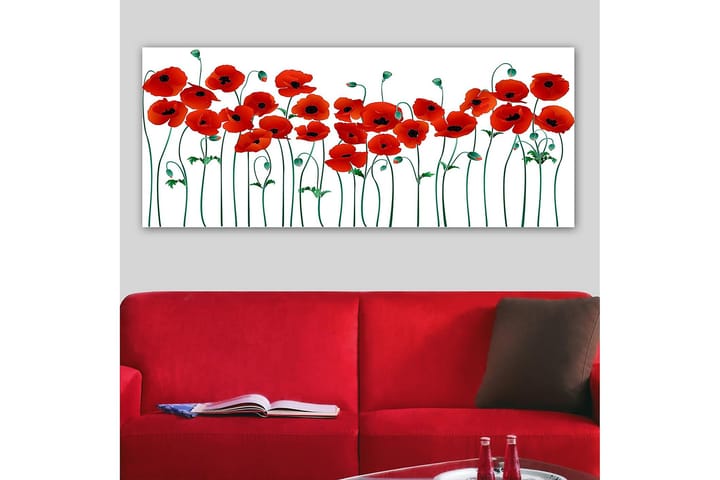 Canvastaulu YTY Floral & Botanical Monivärinen - 120x50 cm - Sisustustuotteet - Taulu & taide - Canvas-taulu