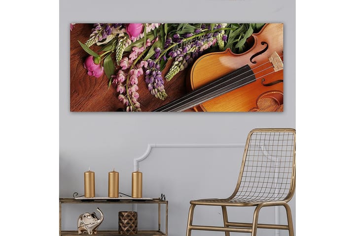 Canvastaulu YTY Floral & Botanical Monivärinen - 120x50 cm - Sisustustuotteet - Taulu & taide - Canvas-taulu