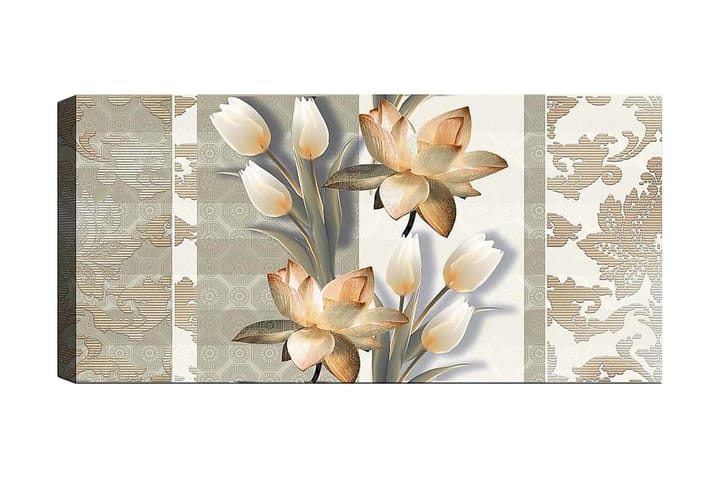 Canvastaulu YTY Floral & Botanical Monivärinen - 120x50 cm - Sisustustuotteet - Taulu & taide - Canvas-taulu