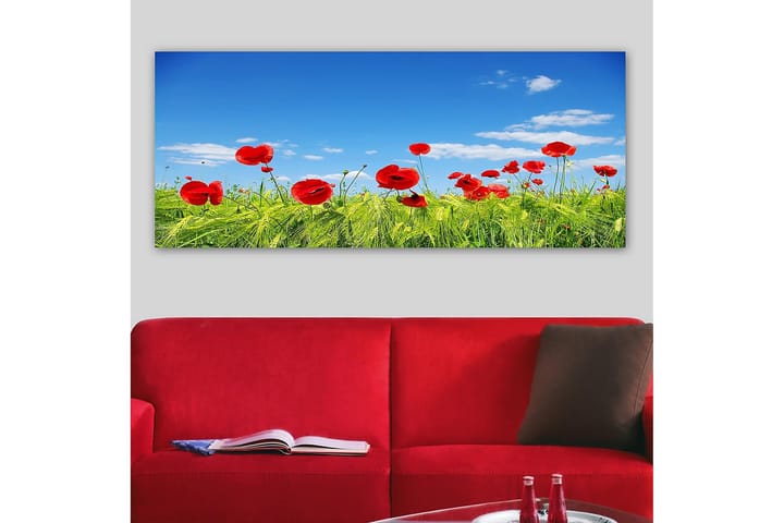 Canvastaulu YTY Floral & Botanical Monivärinen - 120x50 cm - Sisustustuotteet - Taulu & taide - Canvas-taulu