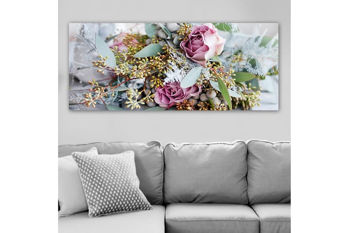 Canvastaulu YTY Floral & Botanical Monivärinen - 120x50 cm - Sisustustuotteet - Taulu & taide - Canvas-taulu