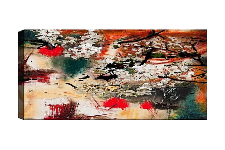 Canvastaulu YTY Floral & Botanical Monivärinen - 120x50 cm - Sisustustuotteet - Taulu & taide - Canvas-taulu