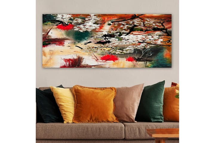 Canvastaulu YTY Floral & Botanical Monivärinen - 120x50 cm - Sisustustuotteet - Taulu & taide - Canvas-taulu