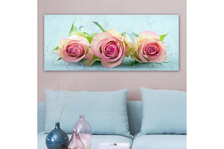 Canvastaulu YTY Floral & Botanical Monivärinen - 120x50 cm - Sisustustuotteet - Taulu & taide - Canvas-taulu