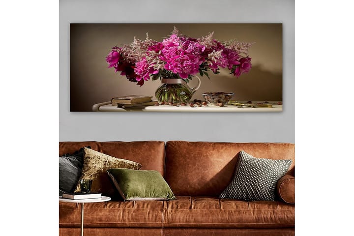 Canvastaulu YTY Floral & Botanical Monivärinen - 120x50 cm - Sisustustuotteet - Taulu & taide - Canvas-taulu