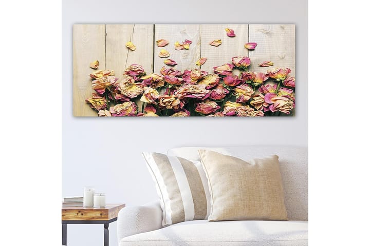 Canvastaulu YTY Floral & Botanical Monivärinen - 120x50 cm - Sisustustuotteet - Taulu & taide - Canvas-taulu