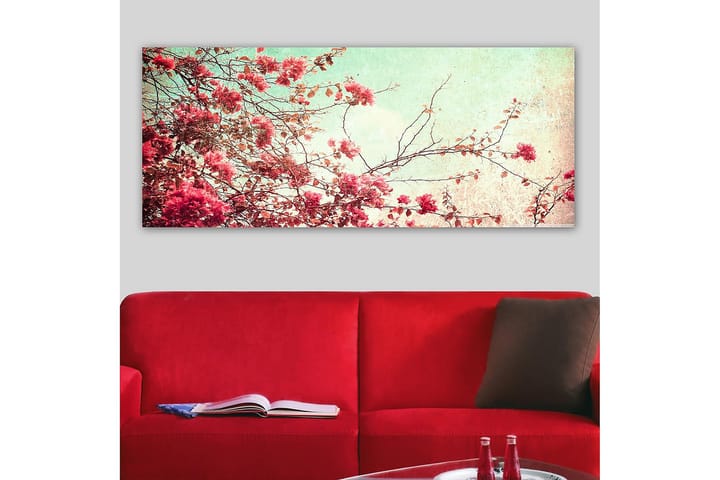 Canvastaulu YTY Floral & Botanical Monivärinen - 120x50 cm - Sisustustuotteet - Taulu & taide - Canvas-taulu