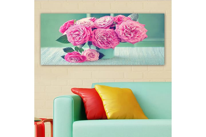 Canvastaulu YTY Floral & Botanical Monivärinen - 120x50 cm - Sisustustuotteet - Taulu & taide - Canvas-taulu