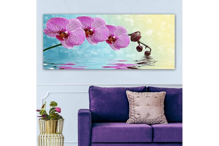 Canvastaulu YTY Floral & Botanical Monivärinen - 120x50 cm - Sisustustuotteet - Taulu & taide - Canvas-taulu