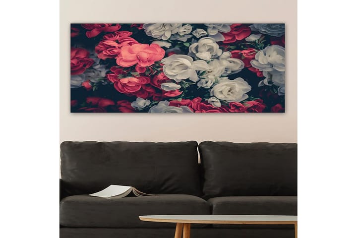 Canvastaulu YTY Floral & Botanical Monivärinen - 120x50 cm - Sisustustuotteet - Taulu & taide - Canvas-taulu