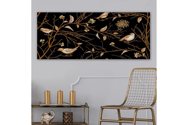 Canvastaulu YTY Floral & Botanical Monivärinen - 120x50 cm - Sisustustuotteet - Taulu & taide - Canvas-taulu