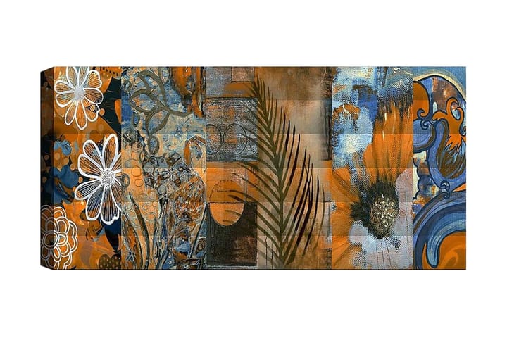 Canvastaulu YTY Floral & Botanical Monivärinen - 120x50 cm - Sisustustuotteet - Taulu & taide - Canvas-taulu