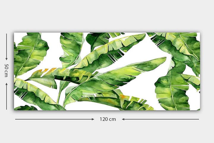 Canvastaulu YTY Floral & Botanical Monivärinen - 120x50 cm - Sisustustuotteet - Taulu & taide - Canvas-taulu