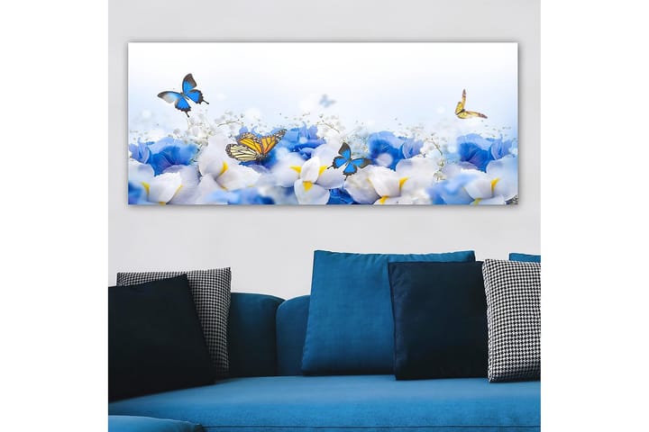 Canvastaulu YTY Floral & Botanical Monivärinen - 120x50 cm - Sisustustuotteet - Taulu & taide - Canvas-taulu