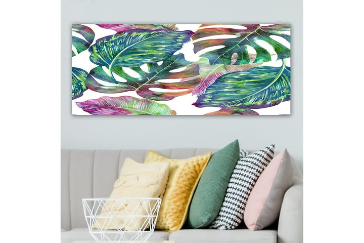 Canvastaulu YTY Floral & Botanical Monivärinen - 120x50 cm - Sisustustuotteet - Taulu & taide - Canvas-taulu