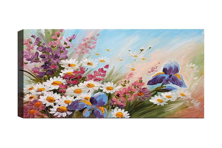 Canvastaulu YTY Floral & Botanical Monivärinen - 120x50 cm - Sisustustuotteet - Taulu & taide - Canvas-taulu