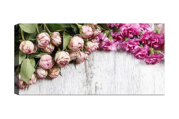 Canvastaulu YTY Floral & Botanical Monivärinen - 120x50 cm - Sisustustuotteet - Taulu & taide - Canvas-taulu