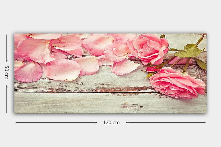 Canvastaulu YTY Floral & Botanical Monivärinen - 120x50 cm - Sisustustuotteet - Taulu & taide - Canvas-taulu