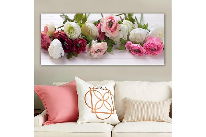 Canvastaulu YTY Floral & Botanical Monivärinen - 120x50 cm - Sisustustuotteet - Taulu & taide - Canvas-taulu