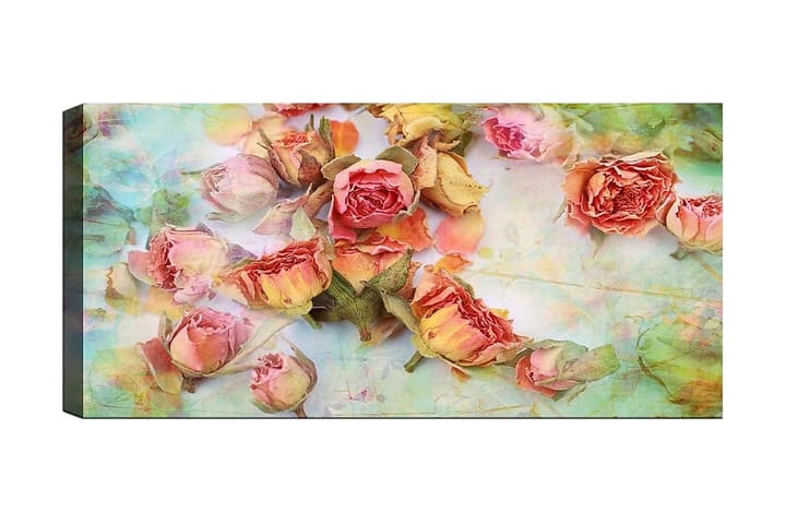 Canvastaulu YTY Floral & Botanical Monivärinen - 120x50 cm - Sisustustuotteet - Taulu & taide - Canvas-taulu