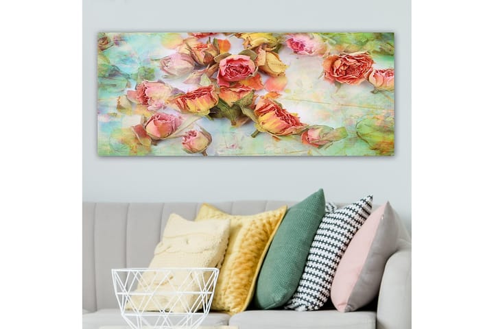 Canvastaulu YTY Floral & Botanical Monivärinen - 120x50 cm - Sisustustuotteet - Taulu & taide - Canvas-taulu