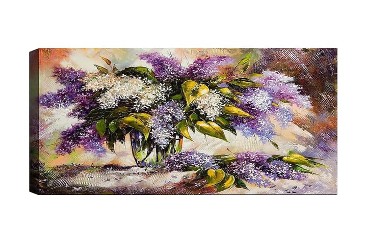 Canvastaulu YTY Floral & Botanical Monivärinen - 120x50 cm - Sisustustuotteet - Taulu & taide - Canvas-taulu